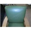 Image 3 : Rocking Chair Green with Pine Wagon Wheel Style Sides
