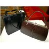 Image 1 : Two Vintage Leather Purses