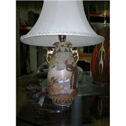 Hand Painted Nippon Lamp