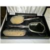Image 2 : Victorian Sterling Brush, Mirror, Comb Vanity