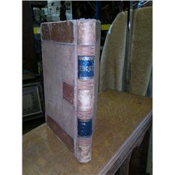 Antique Leather Bound Ledger