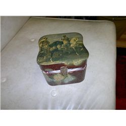 Antique Collar Box with Collars