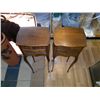 Image 1 : Pair of Rare End Tables with Drawers