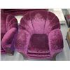 Image 3 : Vintage Red Couch and Two Chairs