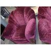Image 4 : Vintage Red Couch and Two Chairs