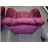Image 6 : Vintage Red Couch and Two Chairs