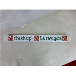 Vintage Door Pusher, "Fresh up" with 7up