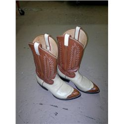 Tony Lama Leather Boots mens size 8