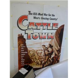 Movie Poster  Cattle Town 