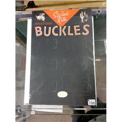 Advertising for Styled Rite Western Buckles