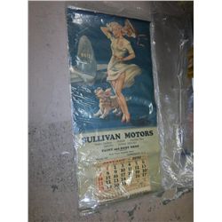 1951 Sullivan Motors Calender