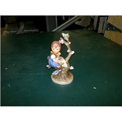 Hummel Figurine Girl in a flowering tree
