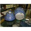 Image 3 : old cookie jar with blue glazed porcelain