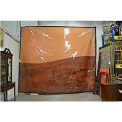 Large Translite of the surface of Mars, about 13' square