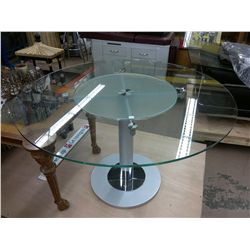 Dining Room Table, Round, Contemporary, Lazy Susan Center