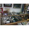 Image 1 : Large display case with one glass shelf