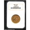 Image 1 : 1852 $10 AU58 NGC.