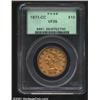 Image 1 : 1871-CC $10 VF35 PCGS.