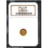 Image 1 : 1854-S G$1 MS61 NGC.
