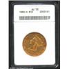 Image 1 : 1880-O $10 AU53 ANACS.