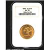 Image 1 : 1892-CC $10 AU58 NGC.