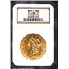 Image 1 : 1855-S $20 AU53 NGC.