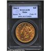 Image 1 : 1866-S $20 Motto AU58 PCGS.