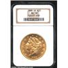 Image 1 : 1889-CC $20 AU58 NGC.
