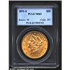 Image 1 : 1891-S $20 MS63 PCGS.