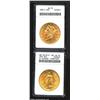 Image 1 : 1893-S $20 AU53 ANACS, considerable satin luster adheres to the protected areas on both sides of thi