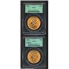 Image 1 : 1895 $20 MS62 PCGS; and a 1907 Liberty MS62 PCGS.