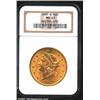 Image 1 : 1897-S $20 MS63 NGC.