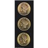 Image 1 : 1900 $20 AU50 Uncertified, two examples; and a 1900-S AU50 Uncertified.