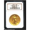 Image 1 : 1907 $20 High Relief, Wire Rim MS63 NGC.