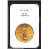 Image 1 : 1911-S $20 MS63 NGC.