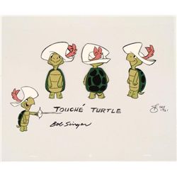 Touche Turtle Original Animation Model Cel Signed 1961