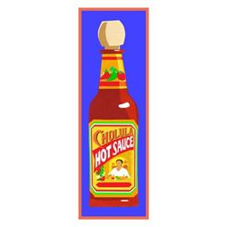 Clifford Faust Pop Art Print -Cholua Hot Sauce Bottle