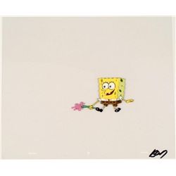 Original SpongeBob Production Art Cel Date Night