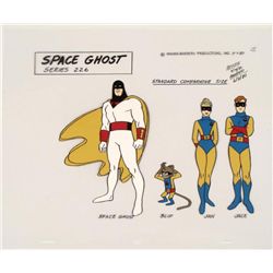 Original Production Model Cel Space Ghost and Friends