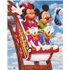 Image 3 : 4 Disney Prints Mickey & Friends Bikes, Rollercoaster