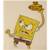 Image 2 : Original Animation Cel SpongeBob Throwing Clock Art