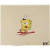 Image 1 : Production Original Cel Art A Bit Confused Spongebob