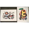 Image 1 : 2 Joan Miro Art Prints La Difference Penitures