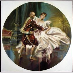 William Chambers Original Painting Art The King and I