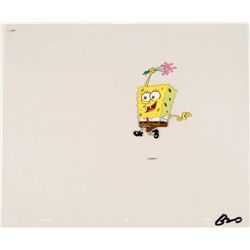 Jump For Joy SpongeBob Original Production Art Cel