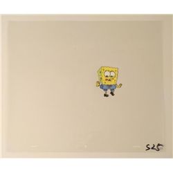 Production Dancing SpongeBob Original Art Cel Look Hand