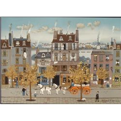 Michel Delacroix Original Art Print Marchand de Farine