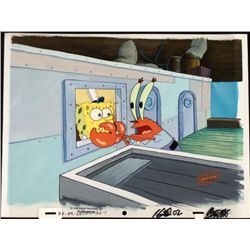 Original Background Trouble Spongebob Cel Animation