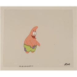 Original Leaning Down Animation Art Cel SpongeBob Eye