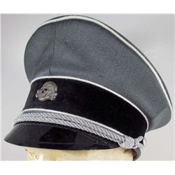 GERMAN NAZI WAFFEN SS VISOR HAT